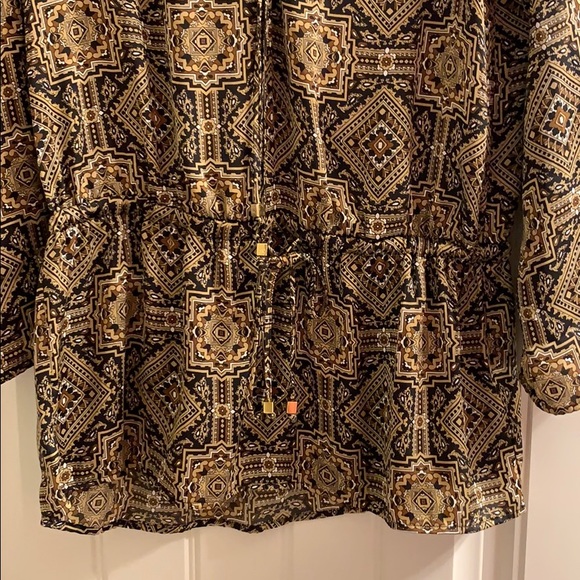 Michael Kors Sateen Tunic Top - Picture 3 of 5